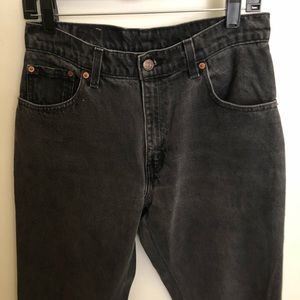 Black high waisted jeans, Levi’s